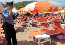 Rissa in spiaggia a Scoglitti