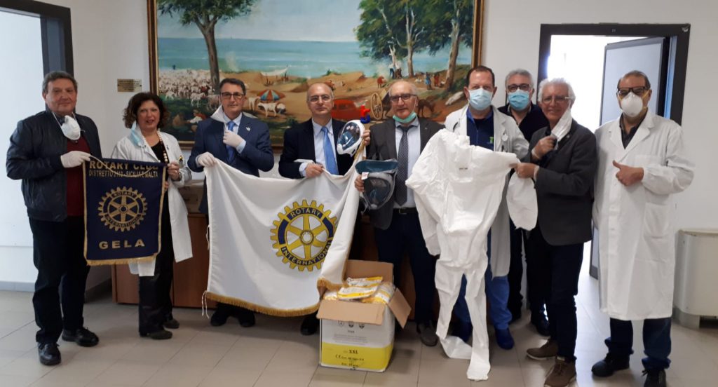 Rotary vs Covid-19 : Donate attrezzature mediche all'Asp di Caltanissetta(Foto)