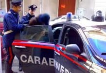 Sicilia, evade da custodia cautelare e picchia la moglie: arrestato 54enne carabinieri arresto