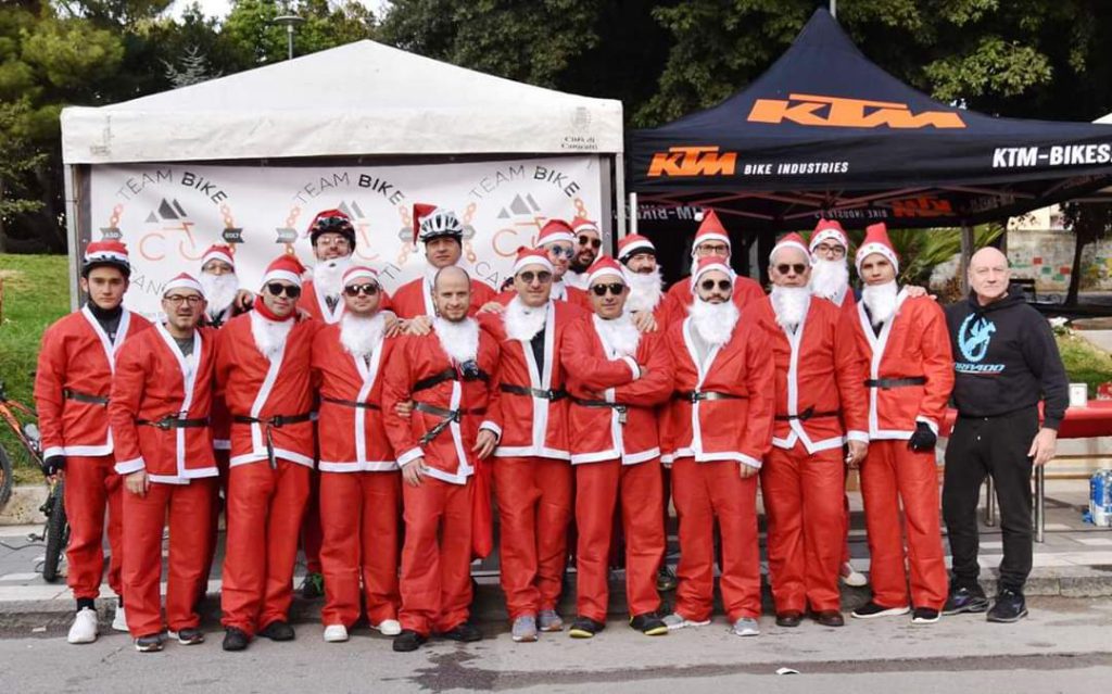 Canicattì, Natale in bici: successo per l'iniziativa(Foto)