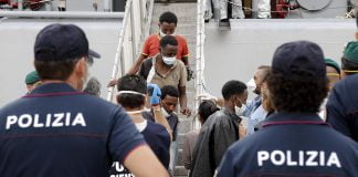 Protesta migranti Villaggiò Mosè