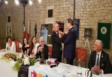 Rotary Club Modica, visita del Governatore distrettuale e passaggio della campana