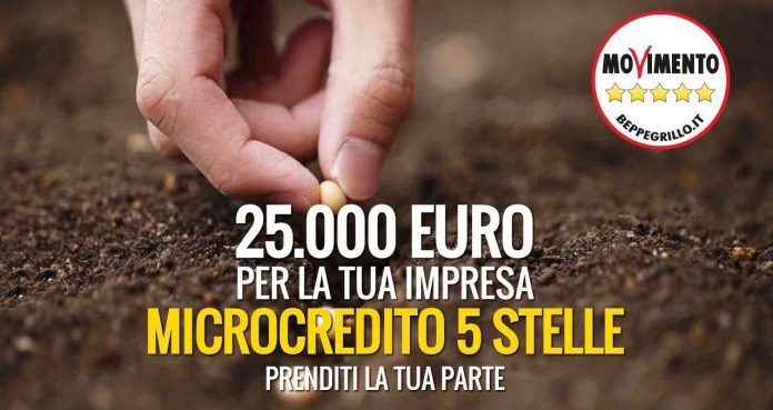 Successo per il microcredito finanziato dai fondi messi a disposizione dal Movimento a 5 stelle