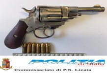 Licata, beccato con una rivoltella e pallottole nascoste: arrestato 46enne