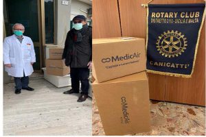 Canicattì, solidarietà: Rotary club dona ventilatore polmonare all'ospedale B.Lombardo