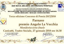Canicattì, il concorso di Poesia “Il Parnaso – Premio Angelo La Vecchia” arriva alla manifestazione finale (Foto) Premio Parnaso