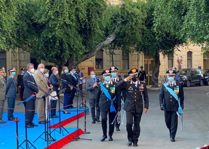 Cerimonia di avvicendamento Legione Carabinieri Sicilia