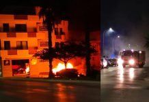 Incendio auto Canicattì