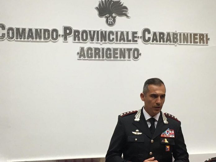 Nuovo comandante provinciale Carabinieri Agrigento