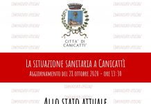Canicattì, emergenza Coronavirus: Situazione sanitaria di mercoledì 28 ottobre 2020