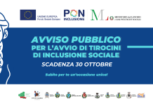 Tirocini di inclusione, pubblicato l’avviso pubblico per la ricerca dei beneficiari nel Distretto Socio-Sanitario D3