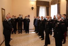 Ragusa, visita del nuovo comandante legione carabinieri Sicilia al comando Provinciale Ragusa, visita nuovo comandante carabinieri Sicilia