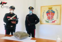 Canicattì, blitz dei carabinieri: sequestrati 2 kg di droga nel centro storico