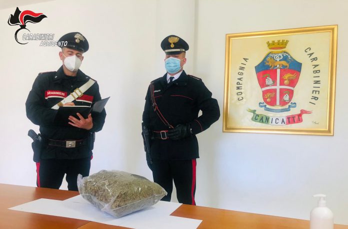 Canicattì, sequestro droga