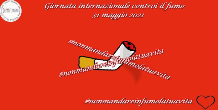 Locandina Giornata internazionale contro il fumo 2021