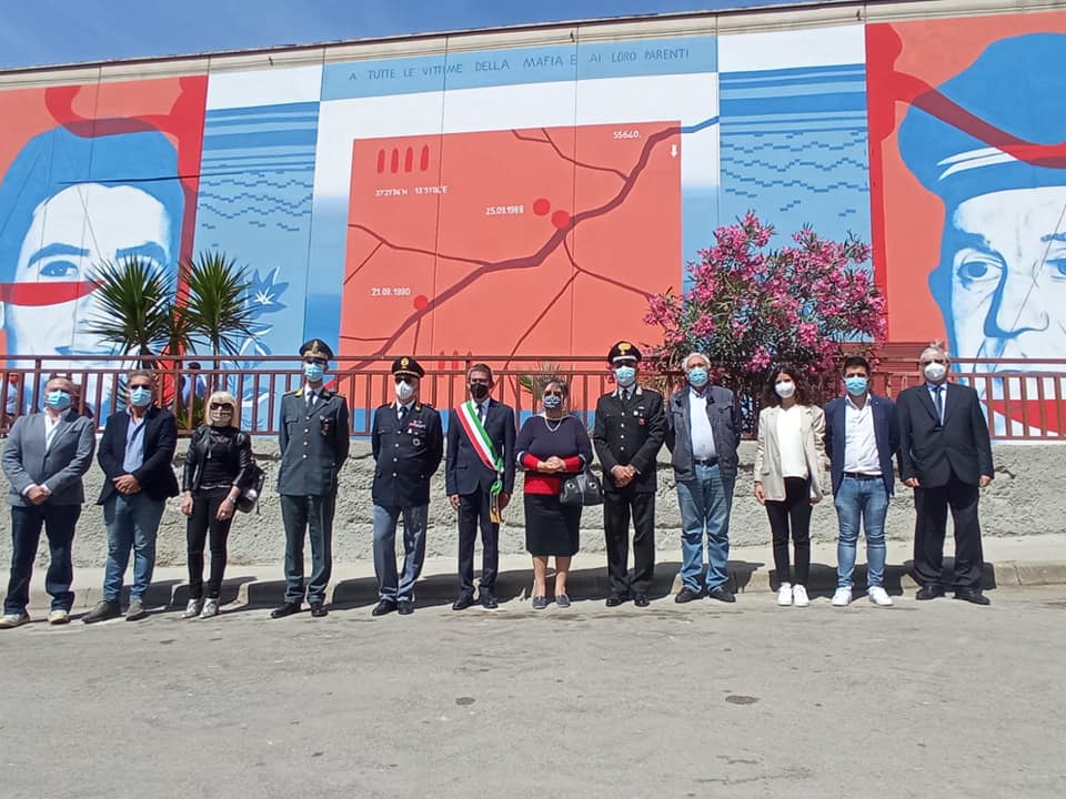 Canicattì, inaugurato il murale dedicato ai giudici Saetta e Livatino Canicattì, inaugurato il murale dedicato ai giudici Saetta e Livatino