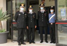 Carabinieri: il Generale di Corpo d’Armata Gianfranco Cavallo visita la Compagnia di Canicattì