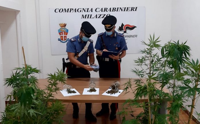 CC Milazzo sequestro stupefacente
