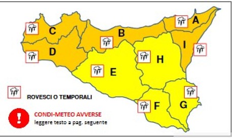 Temporali Sicilia