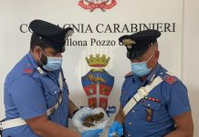 Barcellona Pozzo di Gotto,i carabinieri arrestano una coppia barcellonese per detenzione di sostanza stupefacente