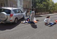 Caltanissetta, grave incidente automobilistico: simulazione al CEFPAS