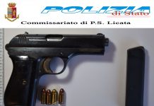 Licata, pistola con matricola abrasa nascosta in una stalla: arrestato 27enne licatese