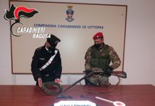 Vittoria, Sessantenne arrestato dai Carabinieri per detenzione di armi e munizioni