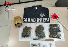Modica, servizio straordinario di controllo del territorio: sequestrati 300 gr di marijuana, arrestato 58enne