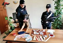 Licata, arresto dei carabinieri per detenzione ai fini di spaccio di sostanze stupefacenti