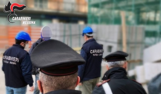 Messina, controlli dei carabinieri nei cantieri edili dislocati su tutta la provincia del messinese: 4 denunce, un’attività sospesa ed oltre 85.000 euro di multe Messina, controlli dei carabinieri nei cantieri edili dislocati su tutta la provincia del messinese: 4 denunce, un’attività sospesa ed oltre 85.000 euro di multe