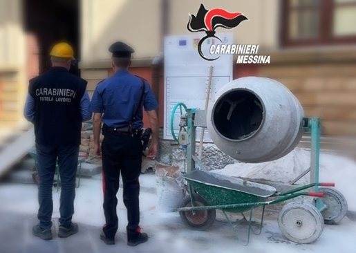 Messina, controlli dei carabinieri nei cantieri edili dislocati su tutta la provincia del messinese: 4 denunce, un’attività sospesa ed oltre 85.000 euro di multe Messina, controlli dei carabinieri nei cantieri edili dislocati su tutta la provincia del messinese: 4 denunce, un’attività sospesa ed oltre 85.000 euro di multe