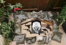 Catania, sequestro marijuana, hashish e arsenale