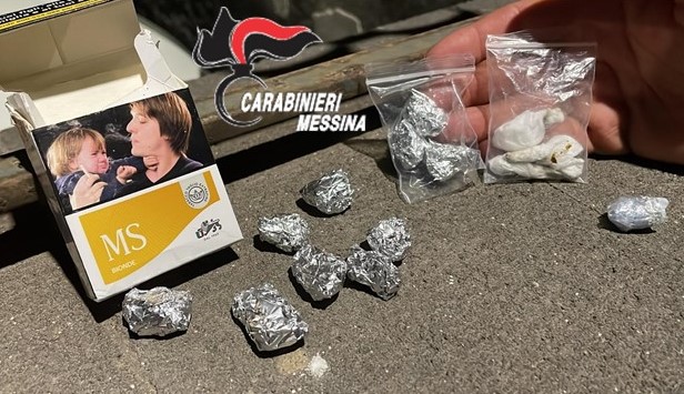 droga scovata dai cani CC Taormina