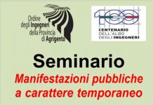 Agrigento, manifestazioni pubbliche all’aperto: il 7 novembre focus sulle procedure necessarie per ridurre al minimo il rischio che nasce dalla presenza di pubblico