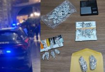 Arresto in Flagranza a Taormina: 42enne Fermata con Dosi di Marijuana, Sequestrati Ulteriori 100 Grammi