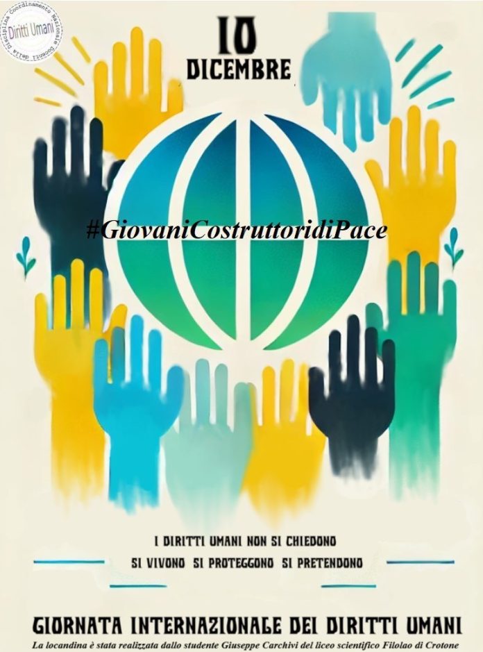 Locandina Giornata internazionale dei Diritti Umani 2024